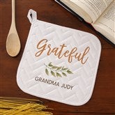 Fall Seasonally Script Personalized Apron  Potholder - 41588