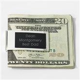 Black Silver Money Clip