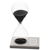 Black Hourglass Timer