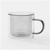 Grey Glass Mug