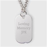 Sterling Silver Dog Tag