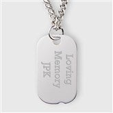 Sterling Silver Dog Tag