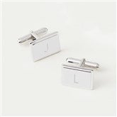 Sterling Rect Cuff Links