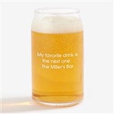Engraved Message Beer Glass Collection - 42848