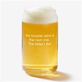 Engraved Message Beer Glass Collection - 42848