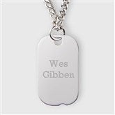 Sterling Silver Dog Tag