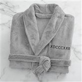Romantic Date Embroidered Fleece Robes  - 43008