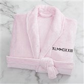 Romantic Date Embroidered Fleece Robes  - 43008