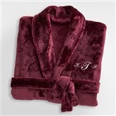 Maroon Fleece Robe-42