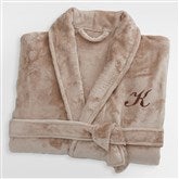 Taupe Fleece Robe-47"