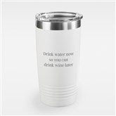 20 oz. White Tumbler