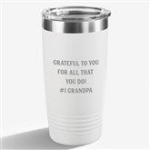 Write Your Own Engraved Stainless Steel Tumbler - 20 oz - 43266
