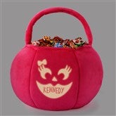 Jack-o-Lantern Personalized Halloween Pumpkin Treat Bags - Glow-In-The-Dark - 43326