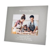 Engraved Tremont Gunmetal 5x7 Picture Frame  - 43382