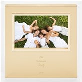 Engraved Gold Uptown 4x6 Picture Frame