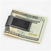 Gunmetal/Blk Money Clip