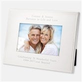 Personalized Tremont Silver 5x7 Picture Frame - 43766