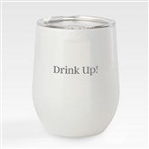 White Sparkle Tumbler