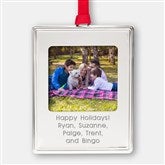 Engraved Silver Picture Frame Metal Ornament      - 45407