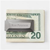 Gunmetal Step Money Clip