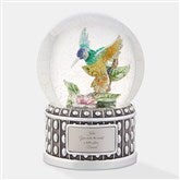Hummingbird Snow Globe