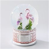 Flamingo Snow Globe