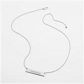 Silver Bar Necklace