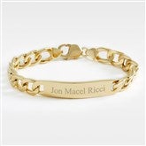 Gold ID Bracelet