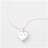 Heart & Diamond Locket