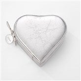 Heart Jewelry Box Silver