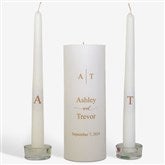 Wedding Candle-Gold
