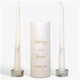 Wedding Candle-Gold