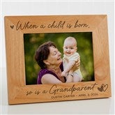 A Grandparent Is Born Personalized Frame - 46801