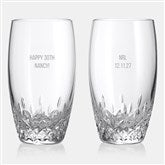 Engraved Waterford Lismore Essence Highball Pair  - 47114