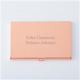 Rose Gold Card Case