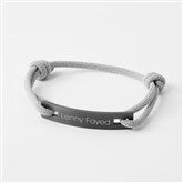 Grey Cord ID Bracelet