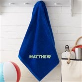 Shadow Name Embroidered Beach Towels - 47656
