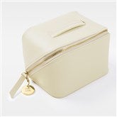 Cream Small Leather Case