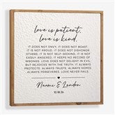 Love is Patient Personalized Pulp Paper Wall Decor - 48349