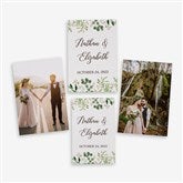 Laurels Of Love Personalized White Metal LED Lantern - 48452