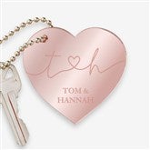 Rose Gold Acrylic Keychain