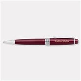 Engraved Cross Bailey Red Lacquer  Chrome Ballpoint Pen    - 49302