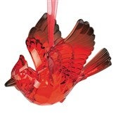 Memorial Acrylic Cardinal Ornament  - 51201