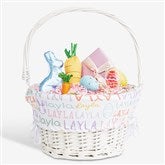 White Easter Basket