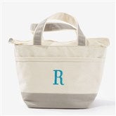 Embroidered Canvas Lunch Bag  - 53027