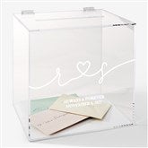 Engraved Drawn Together by Love Acrylic Card Box by Jessie James Decker - 53440