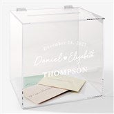 Engraved Simply Us Acrylic Card Box by Jessie James Decker - 53441