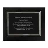 Black/Silver- Large 8x10