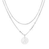 Silver Initial Necklace