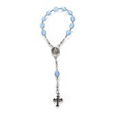 Sterling  Blue Rosary